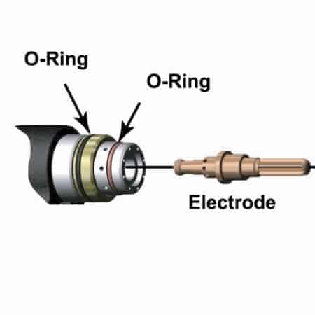 Plasma O-ring Torch Head (small) Sl100/sl60 Pk Of 5