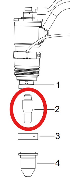 Plasma Electrode Screwless Pt65 Style Pk Of 5