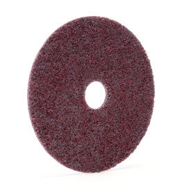 Scotch-brite™ Light Grinding And Blending Disc 125mm Maroon Heavy Duty