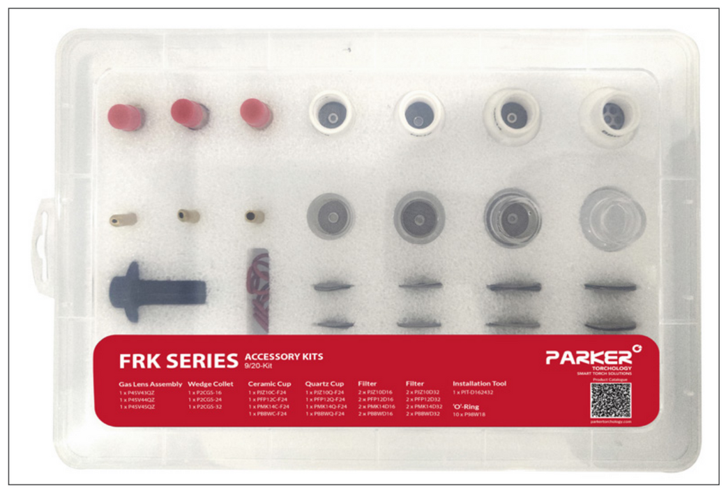 Tig Consumables Parker Frk Series Kit Suits 9/20 Style Torches