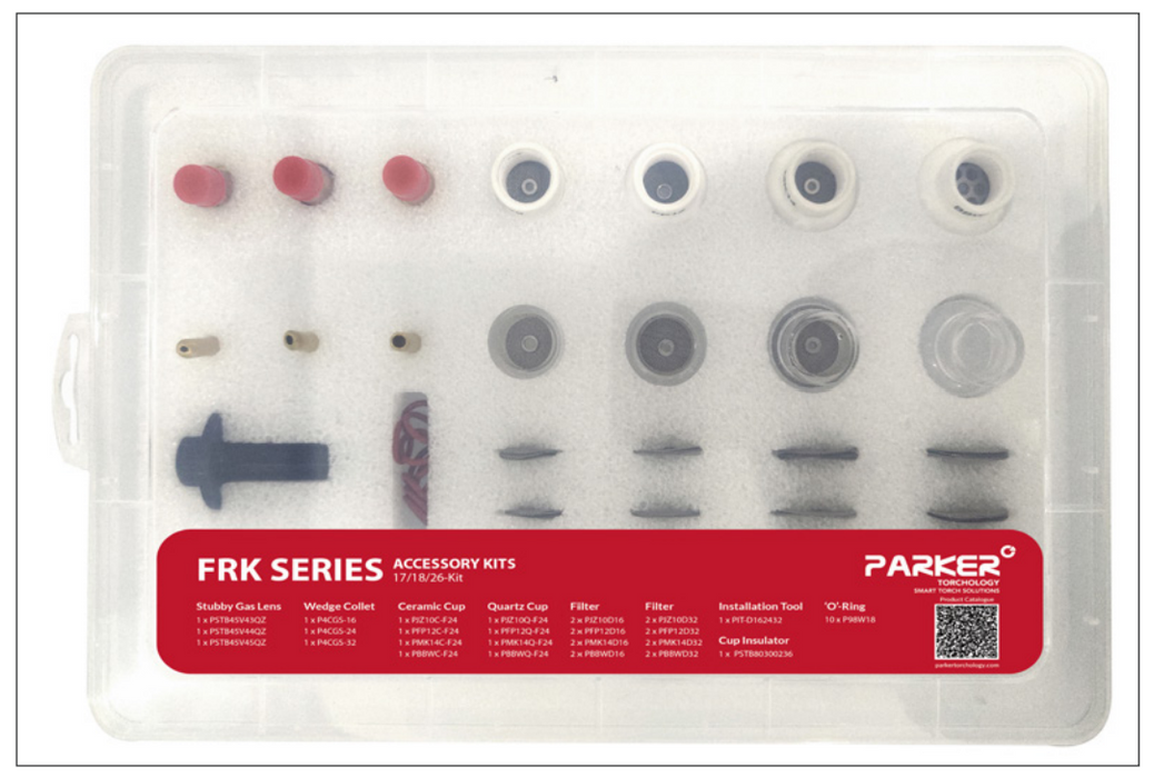 Tig Consumables Parker Frk Series Kit Suits 17/18/26 Style Torches
