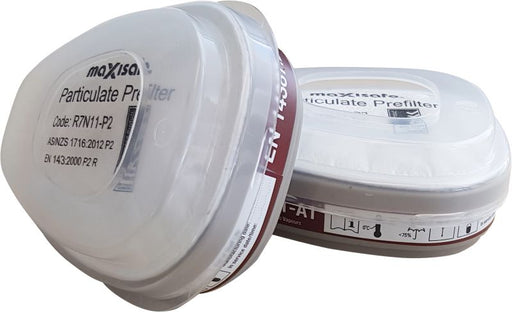 Respirator Filter A1 Gas With P2 Pre Filter For R7500 Painters Kit Maxisafe Pk Of 1 Pair