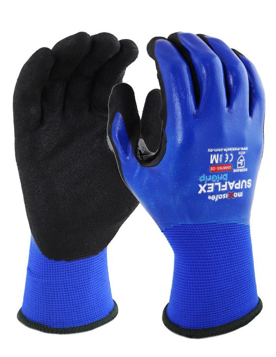 Gloves Liquid Resistant Supaflex Drigrip Maxisafe [size:xlarge]