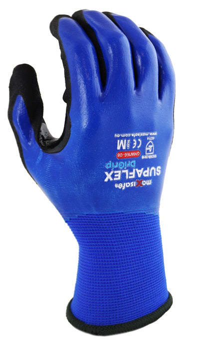 Gloves Liquid Resistant Supaflex Drigrip Maxisafe [size:xlarge]