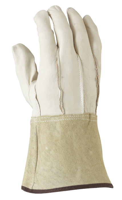 Welding Gloves Tig Gauntlet 300mm Maxisafe [size:large]