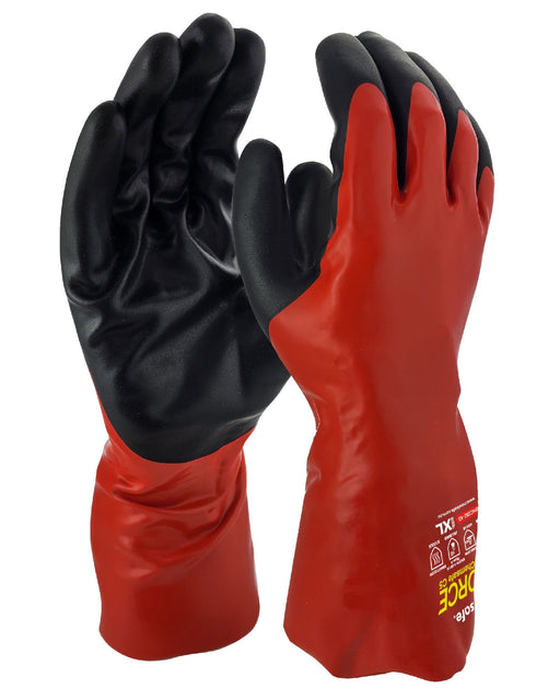 Gloves Chemical Resistant Cut E Liner G-force [size:large]