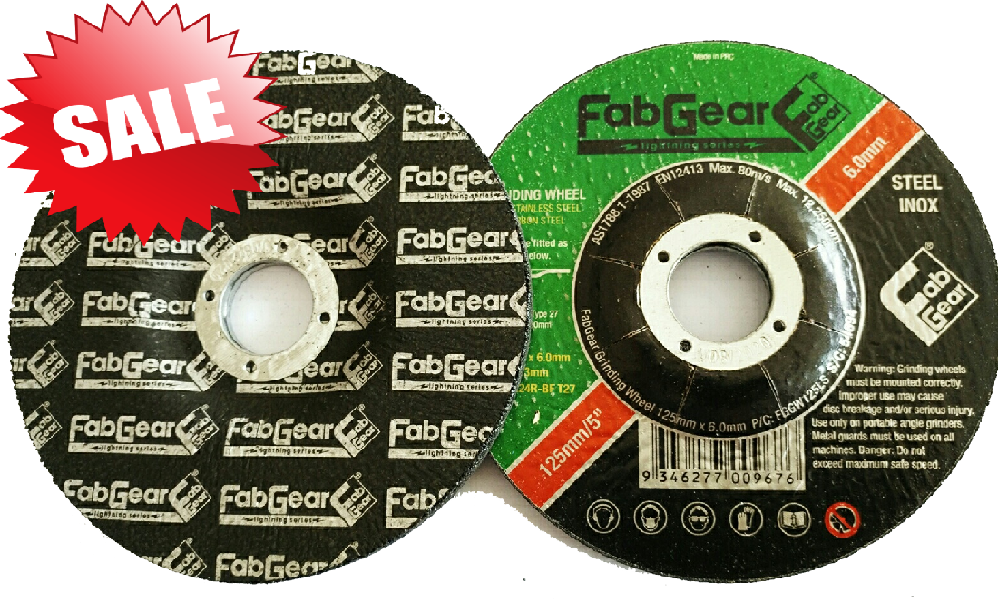 Grinding Disc Gp 125mm / 5" Fabgear Pk Of 10