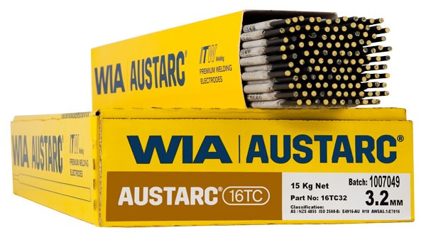 Stick Electrode Low Hydrogen E7016 Wia Austarc 16tc 2.5kg Pack