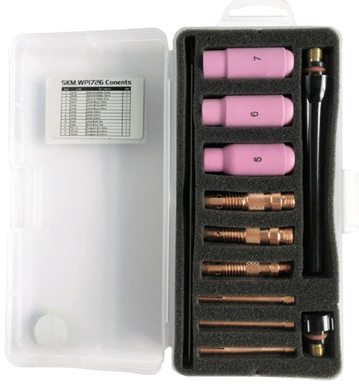 Tig Consumables Starter Kit Suits 17/18/26 Style Torches